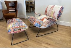 Neox - Armchair & Footstool