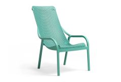 Net - Garden Lounger Armchair in Salice Blue