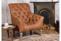 Newton - Armchair in Leather