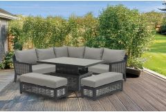 Peru - Large Corner Gardern Furniture Set