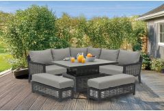 Peru - Large Corner Gardern Furniture Set