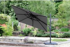 Provence - 3x3m Square Parasol in Grey