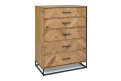 Ridgewell - 5 Drawer Tall Chest - Clearance