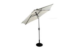 Riviera - 2.5m Deluxe Crank Parasol in French Grey