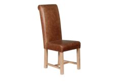 Rollback - Leather Dining Chair