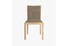 Salcombe - Low Back Dining Chair Grey Fabric