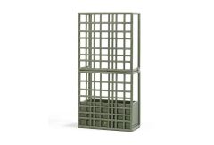 Sipario 2 - Garden Planter-Divider in Cactus Green