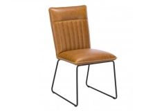 Chappel - Tan Dining Chair (PU Leather)