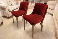 Upholstered Dining Chair Pair - Clearance