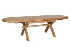 Wicklow - Oval X Leg Extending Table - Clearance Stock