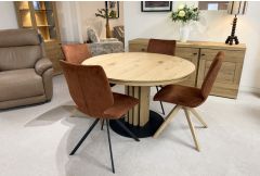 Wild Oak - Circular Extending Dining Set