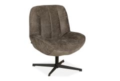 Zadar - Swivel Accent Chair in Taupe
