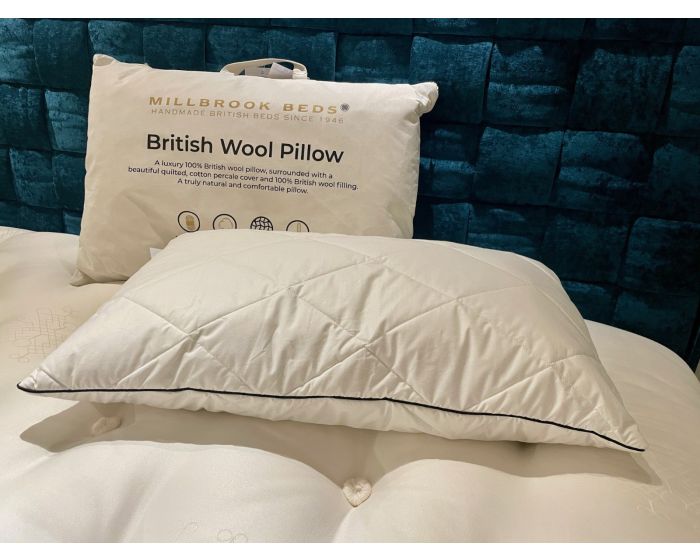 Millbrook 100 British Wool Quilted Pillow